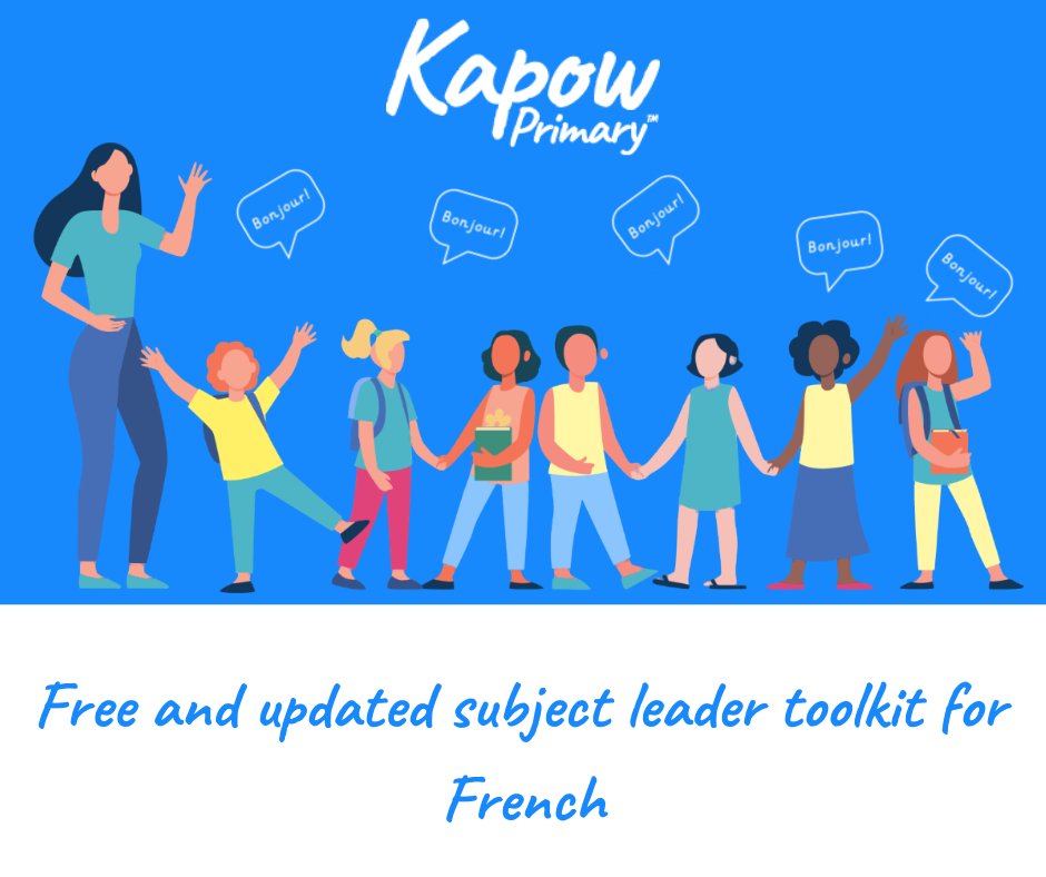 Are you the subject leader for French at your school?

Download our #Subjectleader toolkit for #PrimaryFrench to access:
🇫🇷Subject and staff audits.
🇫🇷Pupil voice documents.
🇫🇷Staff meeting guidance.
🇫🇷Curriculum overviews.
🇫🇷And much more.

Find it here: bit.ly/3klgQwr