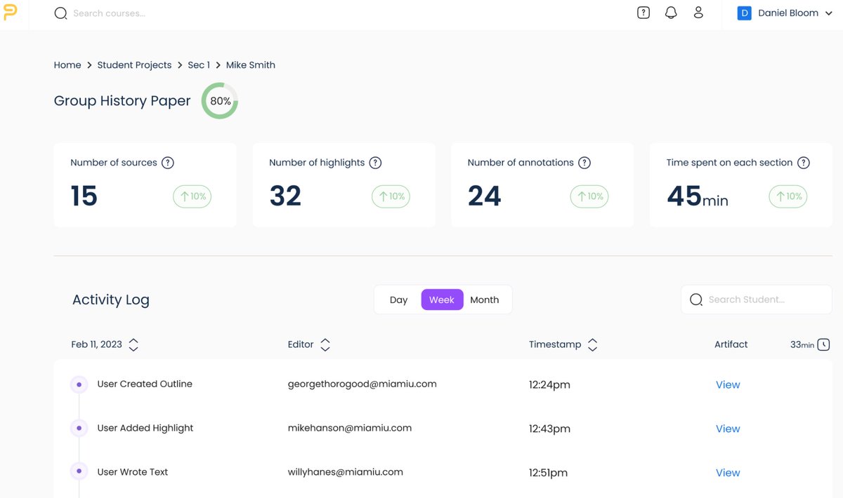 PowerNotes is working on responsibly integrating AI into the academic writing process ☄️ 

Learn more powernotes.com/insight 🧠 #AcademicTwitter #librarytwitter