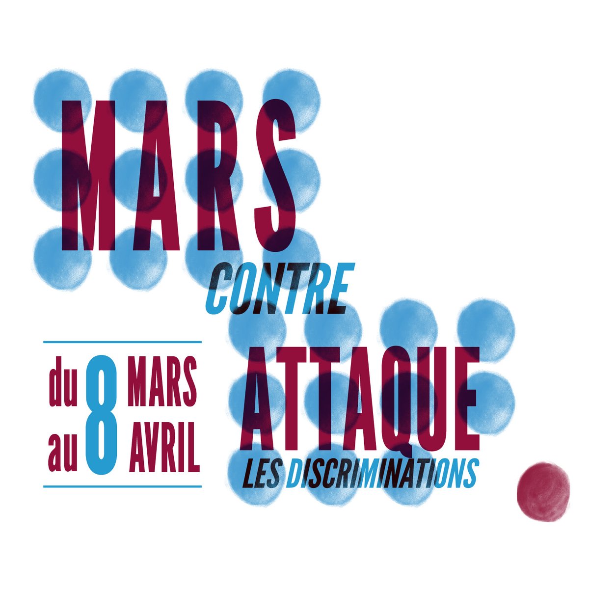#MarsAttaque 
💙❤️ Du 8 mars au 7 avril, Mars Attaque invite le public palois à déconstruire les #stéréotypes et les idées reçues qui peuvent amener à discriminer, parfois sans s’en rendre compte.
📆 Programme ➡ cutt.ly/Y8cuqC2