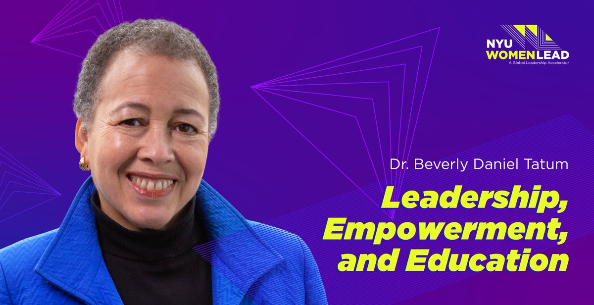 NYU Office of Global Inclusion (@nyuogi) on Twitter photo Dr. Beverly Daniel Tatum <a href="/BDTSpelman/">Beverly Daniel Tatum</a>, interim president of <a href="/mtholyoke/">Mount Holyoke College</a> and best-selling author, will discuss the interplay between culture and higher education, leadership and empowerment with @nyuabudhabi vice chancellor Mariët Westermann @mhwestermann. Dr. Beverly Daniel Tatum <a href="/BDTSpelman/">Beverly Daniel Tatum</a>, interim president of <a href="/mtholyoke/">Mount Holyoke College</a> and best-selling author, will discuss the interplay between culture and higher education, leadership and empowerment with @nyuabudhabi vice chancellor Mariët Westermann @mhwestermann.