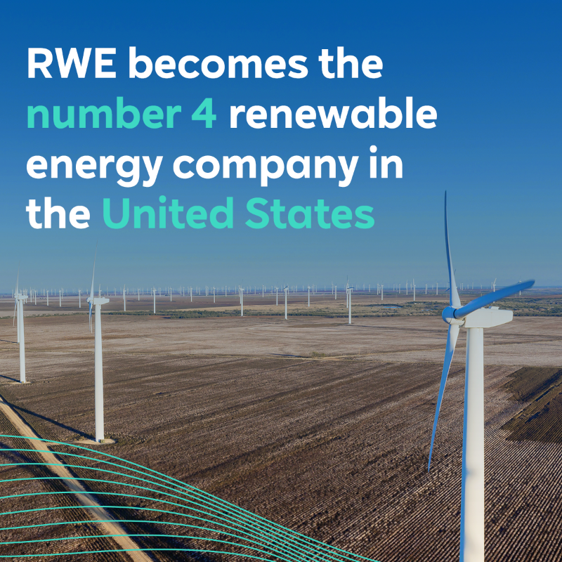 RWE_AG's tweet photo. RWE has successfully closed the acquisition of Con Edison Clean Energy Businesses to become a top-tier renewables company in the US, backed up by a strong development pipeline. Mark Noyes is CEO of the newly created company RWE Clean Energy.