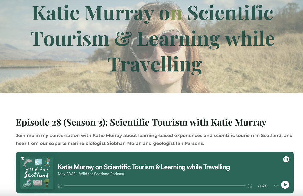 👂#PODCAST | Scientific Tourism Join @wildforscotland in conversation with Katie Murray about learning-based experiences & #scientifictourism in #Scotland, & hear from our expert #marinebiologist Siobhan & #geologist Ian. 👉wildforscotland.com/scientific-tou… #visitscotland #travelpodcast