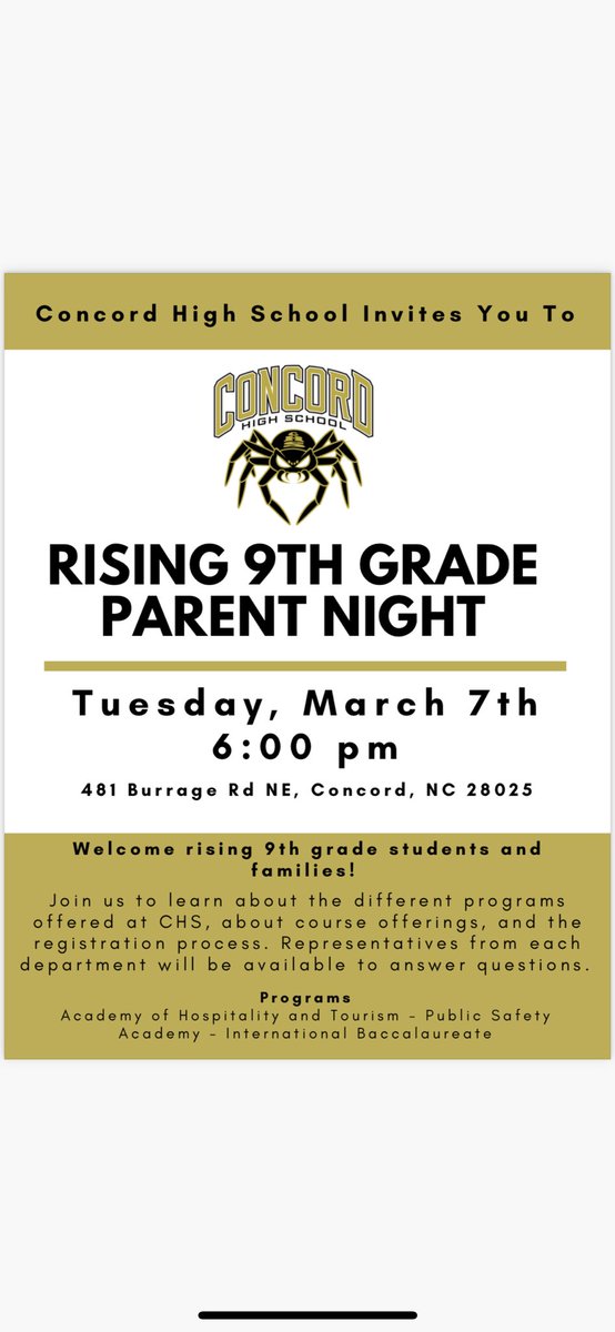 Concord High School Student Services tweet media