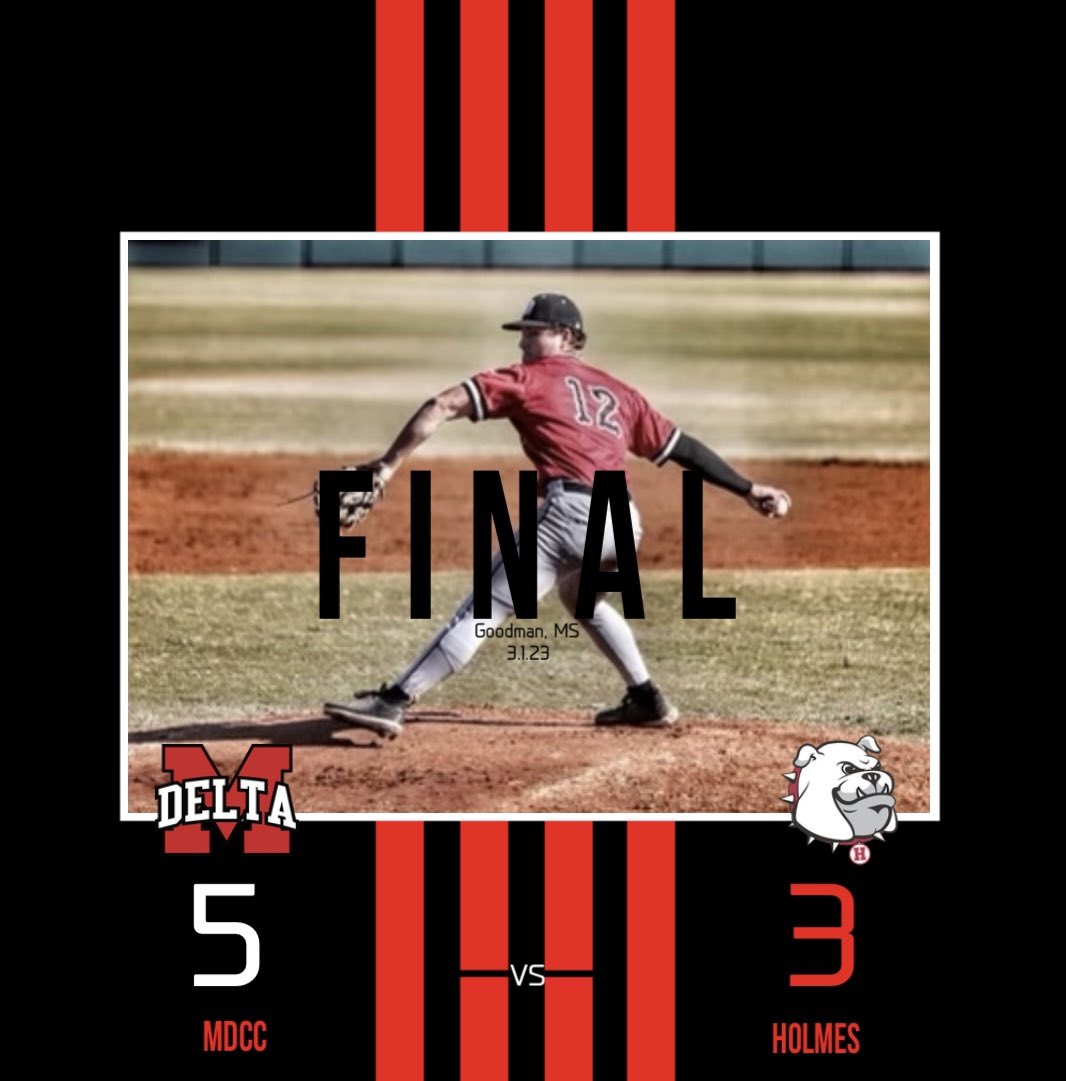 MDCC Baseball (@trojanbb) on Twitter photo G1 Final |
MDCC-5
Holmes-3
<a href="/rustybolden4/">Rusty Bolden</a> & <a href="/HaydenGraves19/">Hayden Graves</a> with 2 hits a piece.
<a href="/Johnson11Darren/">Darren DJ Johnson</a> & <a href="/warnock_wes/">Wes Warnock</a> with 💣s
<a href="/BrennanDuhe/">Brennan Duhe</a> 6 IP 1BB 0ER
<a href="/NashKoczka/">Nash koczka</a> with the save G1 Final |
MDCC-5
Holmes-3
<a href="/rustybolden4/">Rusty Bolden</a> & <a href="/HaydenGraves19/">Hayden Graves</a> with 2 hits a piece.
<a href="/Johnson11Darren/">Darren DJ Johnson</a> & <a href="/warnock_wes/">Wes Warnock</a> with 💣s
<a href="/BrennanDuhe/">Brennan Duhe</a> 6 IP 1BB 0ER
<a href="/NashKoczka/">Nash koczka</a> with the save