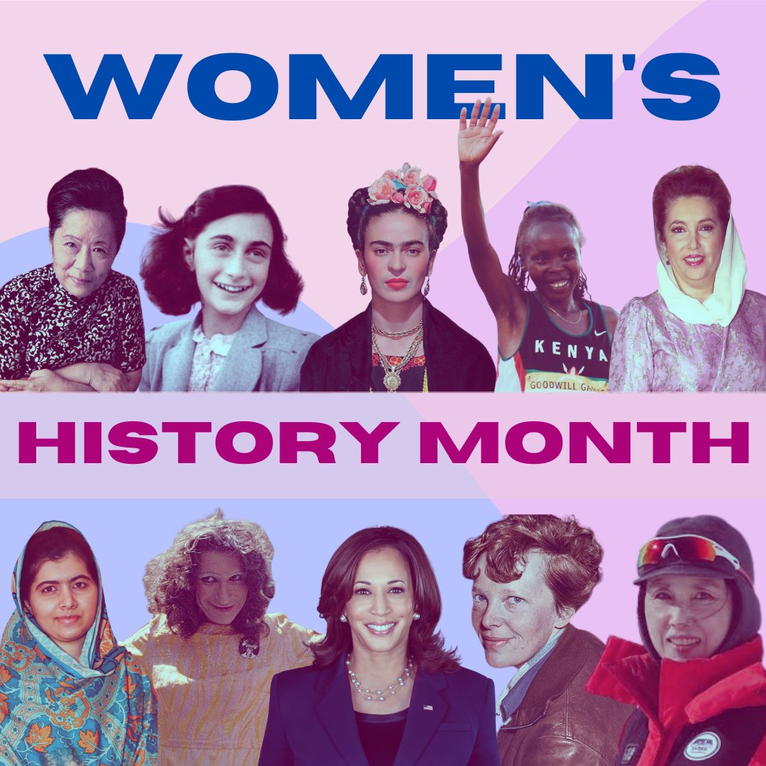 Though women's diverse experiences and achievements should be acknowledged throughout the year, Women's History Month raises awareness of women throughout history, empowering women of all ages and backgrounds to continue pushing the boundaries! #womenshistorymonth