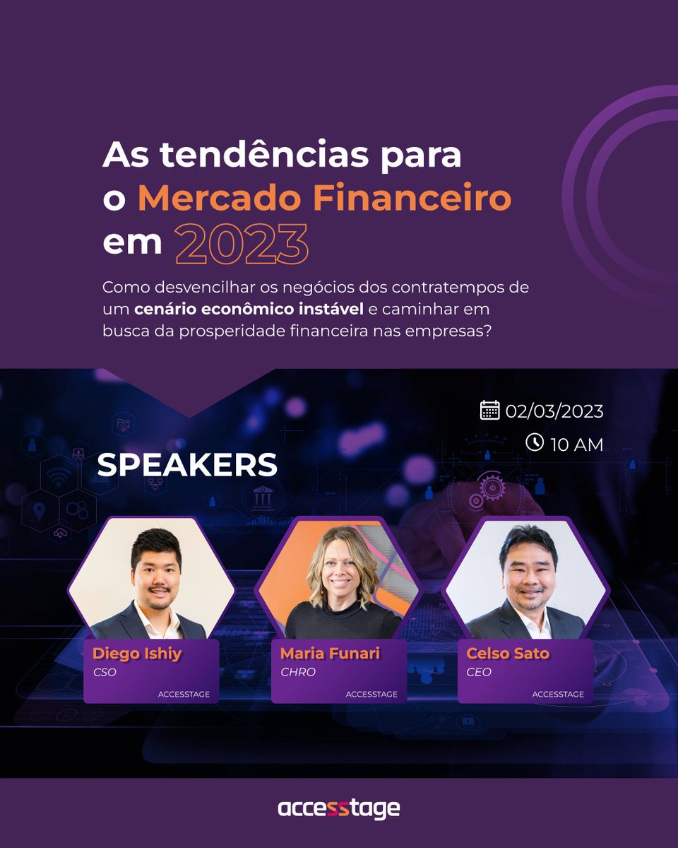 accesstagebr's tweet photo. É AMANHÃ!!!
 
Participe do nosso painel e saiba mais sobre as principais tendências para o mercado financeiro 2023
 
Inscreva-se no link https://t.co/1ZmPRAD3Cd https://t.co/APgH3DODpc
