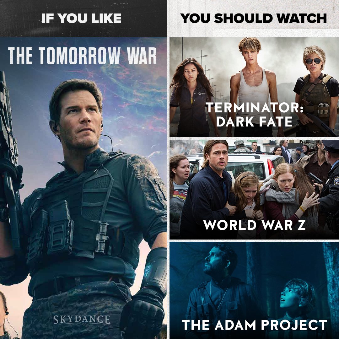 If you loved traveling through time in The Tomorrow War, follow Skydance and add these to your watch list!