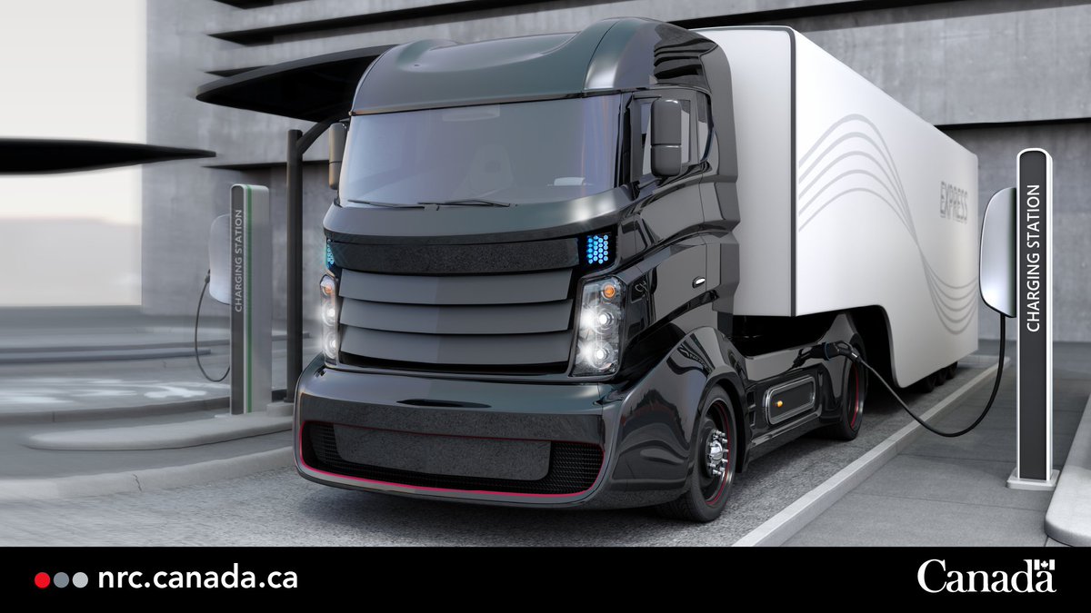 NRC_CNRC's tweet image. #DYK? Freight trucks make up nearly 10% of greenhouse gas emissions in Canada. As part of our Clean and Energy-efficient Transportation program, #NRCAutomotive is teaming up with @Transport_gc to analyze how batteries can help decarbonize this sector. ow.ly/zNYo50N6jLf