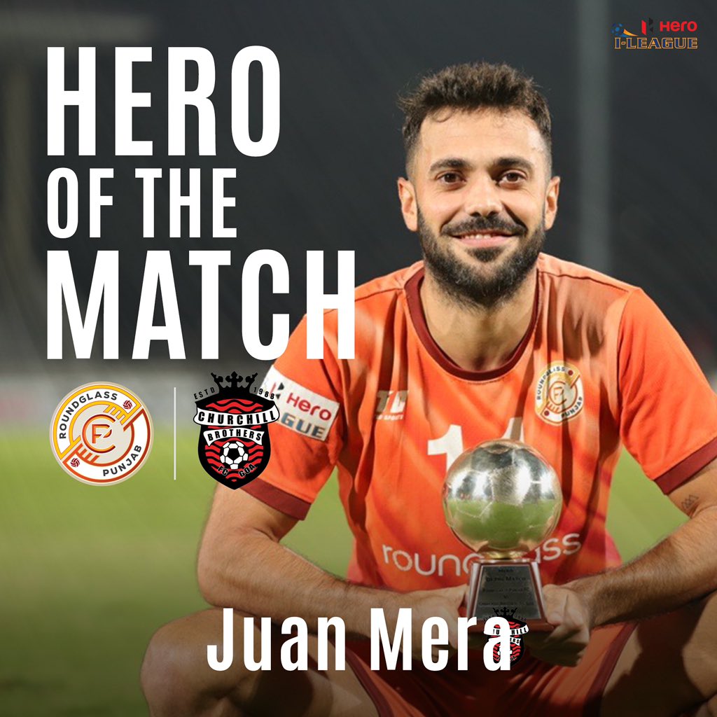 RGPunjabFC's tweet photo. Another Hero of the Match award for Juan Mera!👊🔥
#RGPFC #PunjabDaJosh #RGPCB #HeroILeague https://t.co/prNsoXlvzi