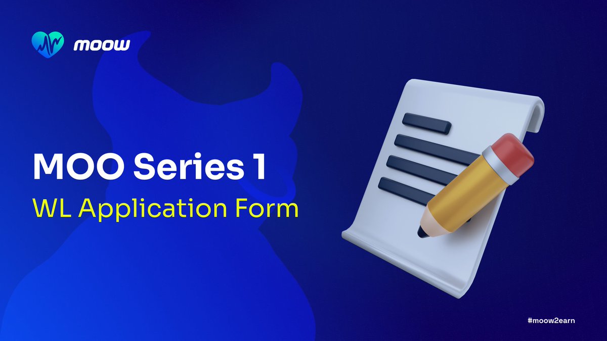 moow2earn's tweet photo. Finally, the wait is over 🐮

Don't miss your chance to be whitelisted on the MOO Series 1 Sale to take the MOOW experience to the next level with your own MOO 🔥

Fill out this form:
https://t.co/BVeg63psk9

Stay tuned for our future announcements 👀

#moow2earn #move2collect https://t.co/M0RVhYIIP4