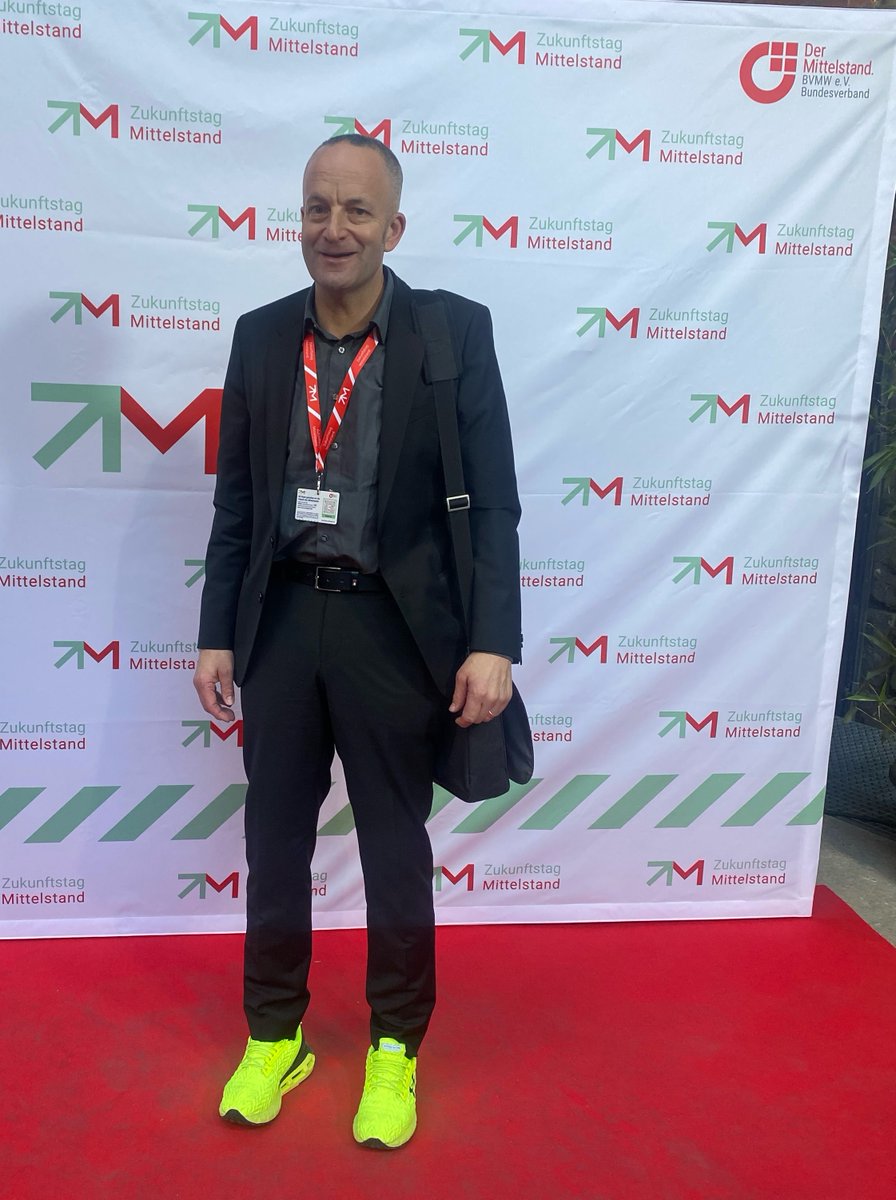 #theyellowshoes auf dem #ZukunftstagMittelstand2023  des #BVMW e.V in Berlin.