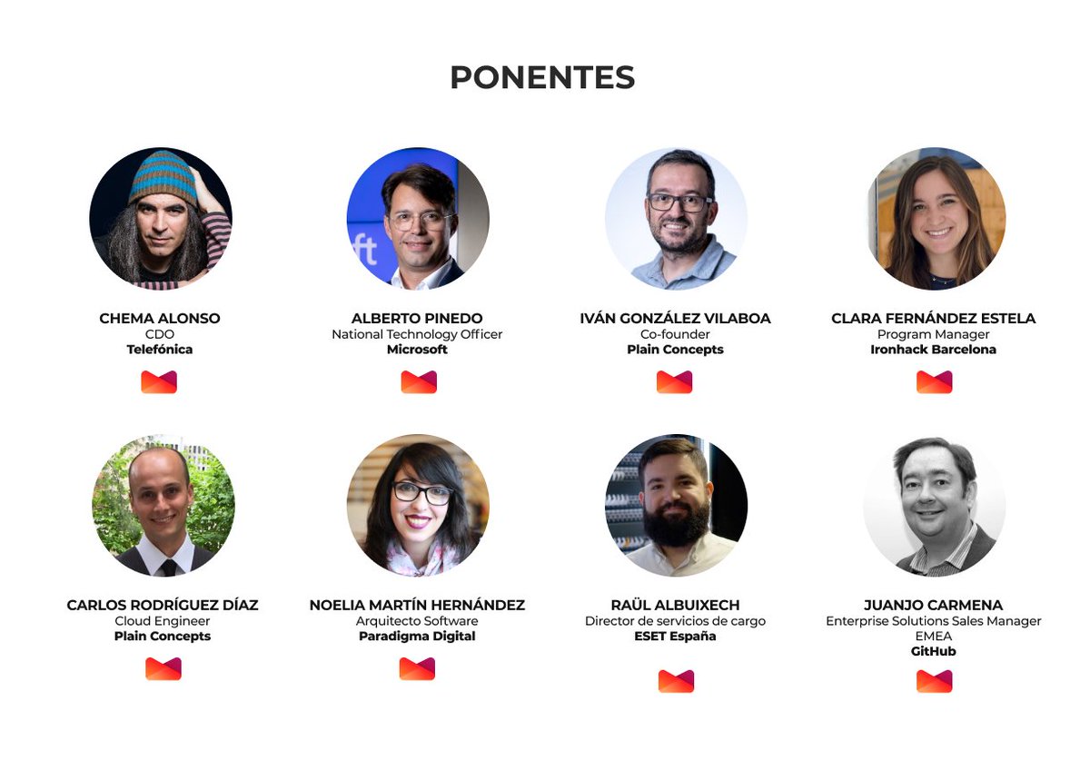 OpenExpoEurope's tweet photo. 📢 Mañana se abrirán las puertas de @IronhackBCN para recibir a grandes expert@s @chemaalonso @msapinedo @igonzalez @Carlosdzrz @juanjoc, Raúl Albuixech @ESET_ES y Noelia Martín @paradigmate 

#SecurityTechDays de @mypublicinbox y @MS_Empresas

Conócel@s⬇️
https://t.co/5mZWDAN6Mq https://t.co/1UWkZCl5wa