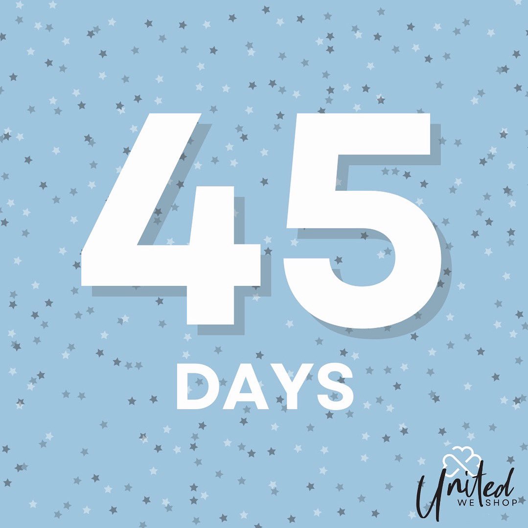We are 45 days away from United We Shop! It may seem far away, but it’ll be here before you know it! 🤩

If you’re interested in being a vendor at our event, please send us a message! <a href="/UnitedTalentKy/">United Talent</a>