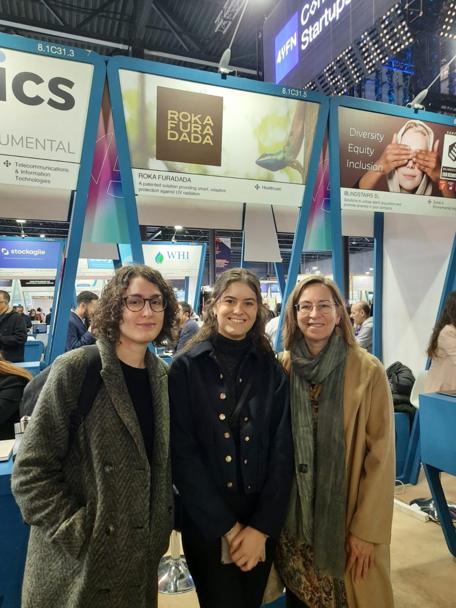 Avui l'equip #Tecniospring @accio_cat som presents al @MWCapital @4YFN_MWC visitant les empreses vinculades al nostre programa de #Talent @MSCActions @H2020_impact @FonsUECat @REA_research