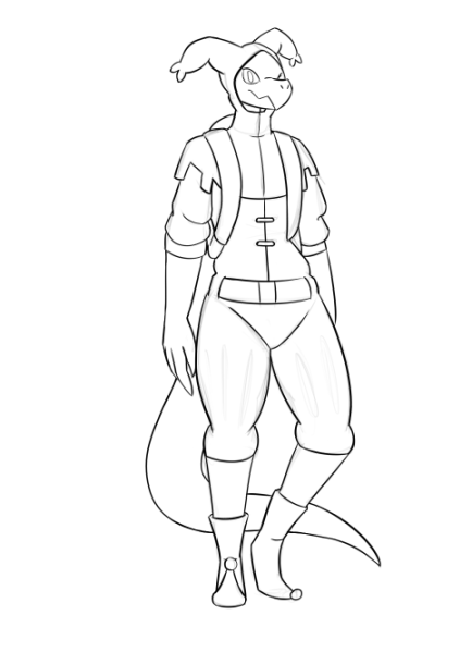 TheGentleJester's tweet photo. I'm rebranding into a 3D model soon. 

Looking for 3D artists who can model and rig high quality models.

Here's "Jester", my new lizardman and soon to be model https://t.co/qwlCH5cbSz