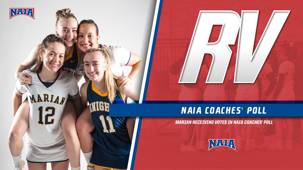MUKnights's tweet photo. 🚨RANKING UPDATE🚨

@MarianULacrosse is receiving votes in the second ranking period of the season! 

The Knights take on Thomas More tonight at 6 PM, let's pack the bleachers!

📈: https://t.co/8U11cng1uM https://t.co/OeJojDzwCO