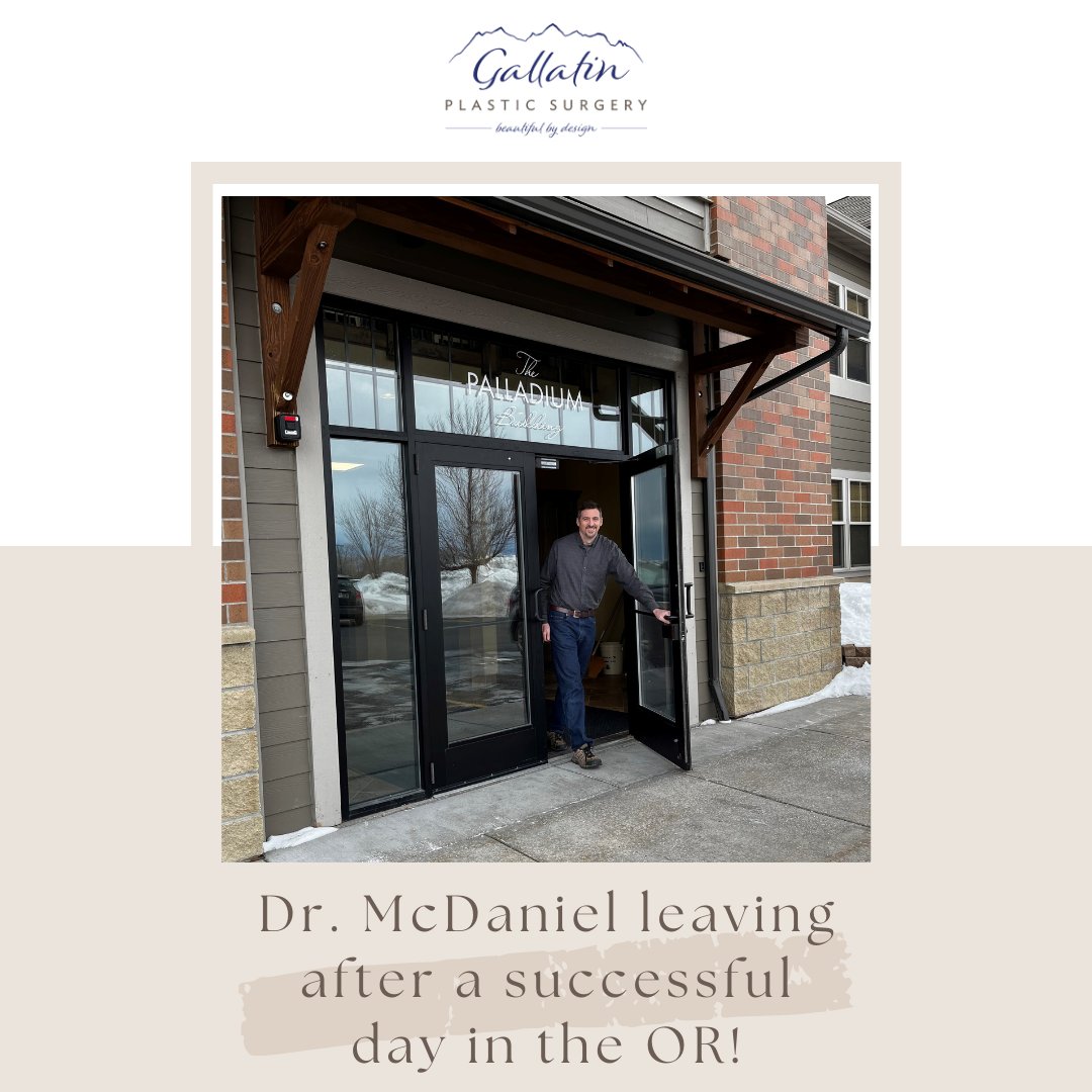 BZNPlasticSrgry's tweet photo. Dr. McDaniel leaving after a busy and successful day in our own private, certified operating room.
#gallatinplasticsurgery #plasticsurgery
#operatingroom #privacymatters #AAAASF
#beautifulbydesign #aesthetics #boardcertified https://t.co/eIsbOMBFzd