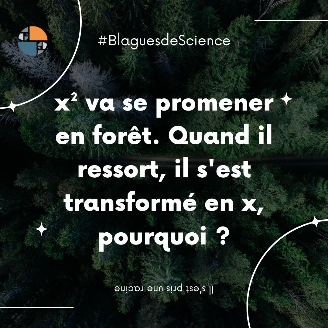 Une petite blague de science pour égayer votre semaine ?

#BlaguesdeScience