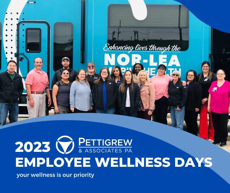 PettigrewAssoc's tweet photo. Each year Pettigrew proudly partners with Nor-Lea Hospital in Lovington, NM, to bring on-site wellness check-ups to all our staff free of charge. 
Join our team! Email resumes to info@pettigrew.us https://t.co/xw6GrVSK1n