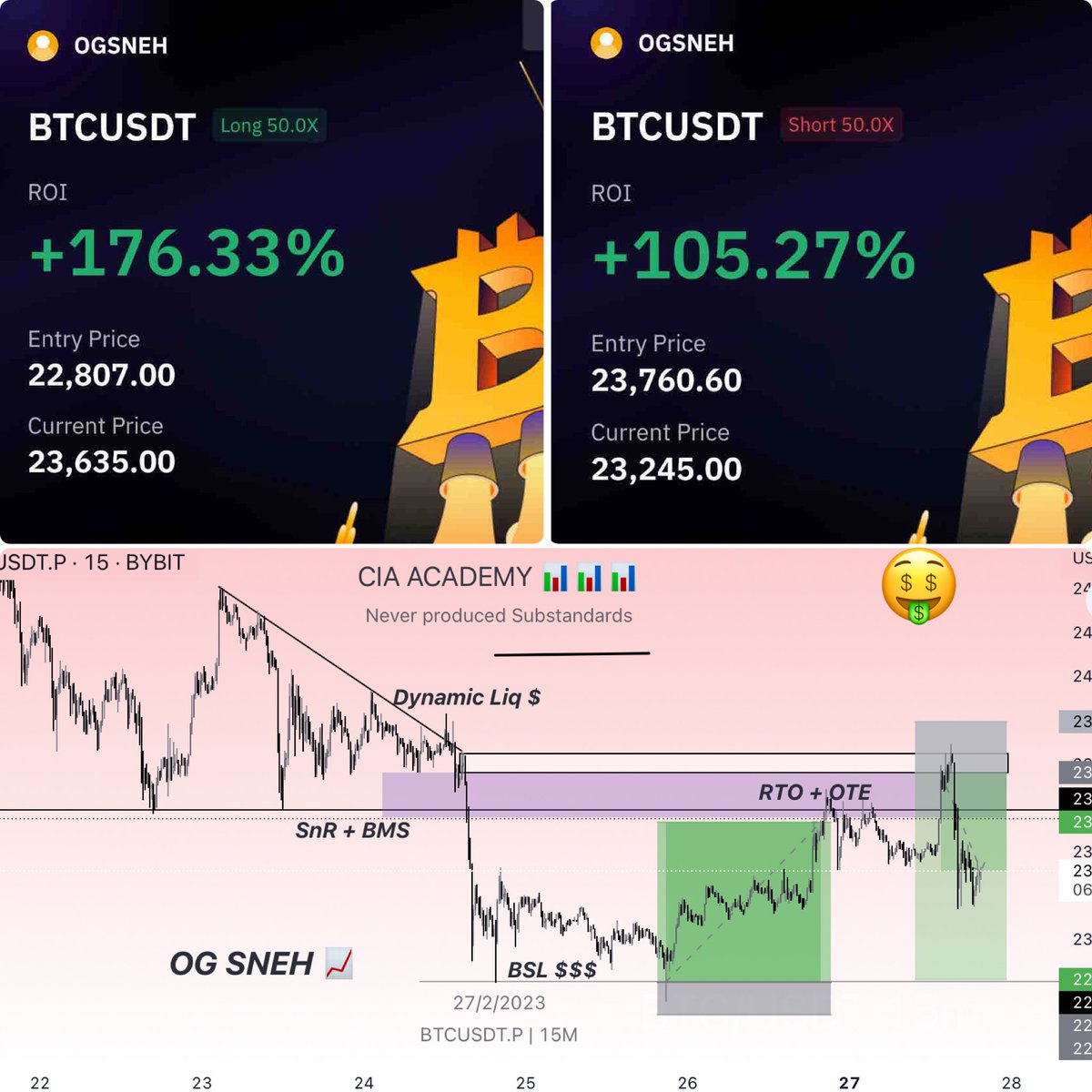 CryptofxOG's tweet photo. 4 Analysis on BTC and all played out massively.
$200 up.
To know is to be FREE. https://t.co/eh7umEh0Qp