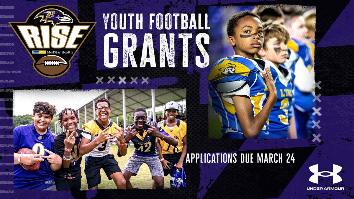 Baltimore Ravens on Twitter "Our Youth Football Grant Program, in
