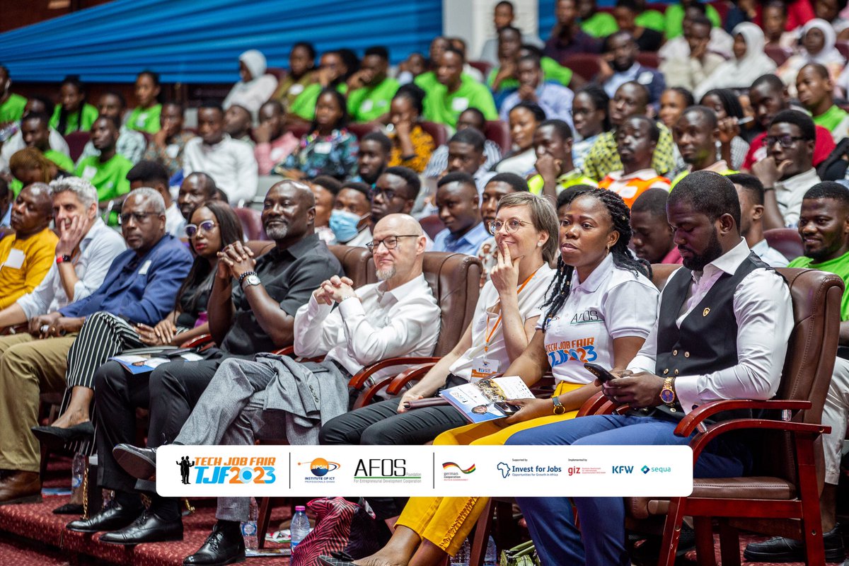 IIPGH1's tweet photo. Thank you once again for your participation in the just-ended *Tech Job Fair 2023*

Please visit our Facebook page via the link below to view some excerpts taken in the main hall of Accra International Conference Center.

https://t.co/rdbvrNqimL https://t.co/FTkowaKRjs
