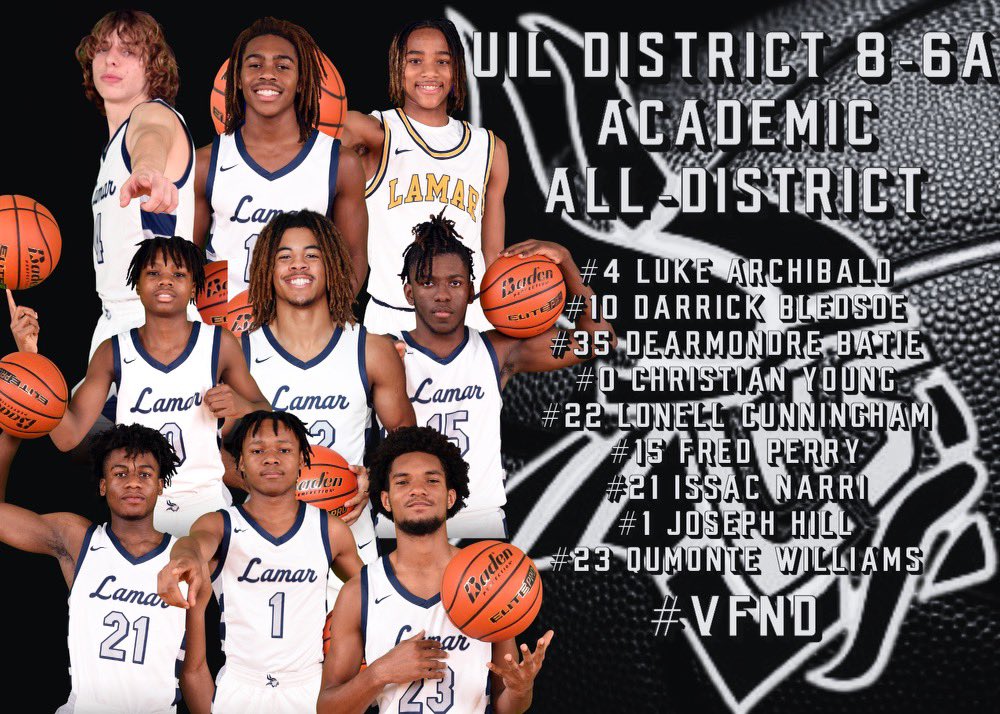 Our 8-6A Academic All District Award winners!