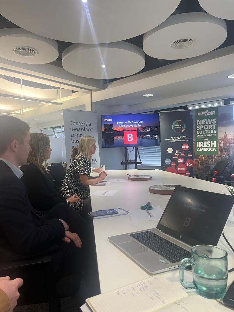 Reach_NI's tweet photo. This morning we'd the pleasure of hosting a 'Meet the Media' event for @CIPR_NI in our new office in Belfast City Centre. A fun-filled morning of insights, networking and refreshments with both new and existing partners- thank you for joining us and to @NLBothwell for organising! https://t.co/2uXeb9tCMk