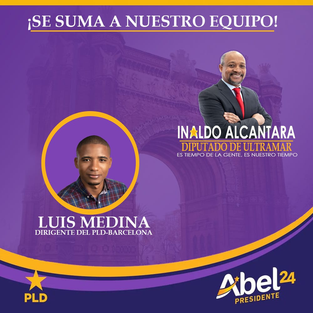 <a href="/luismedinaa91/">Luis Medina</a> dirigente del #PLDenBarcelona, se incorpora al equipo de #InaldoDiputadoUltramarC3, como coordinador de campaña.

" ES TIEMPO DE LA GENTE // ES NUESTRO TIEMPO"
