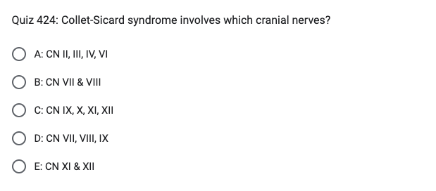 BasicNeurosurge's tweet image. Daily #Neurosurgery Quiz Question 424
Comment with your answer!