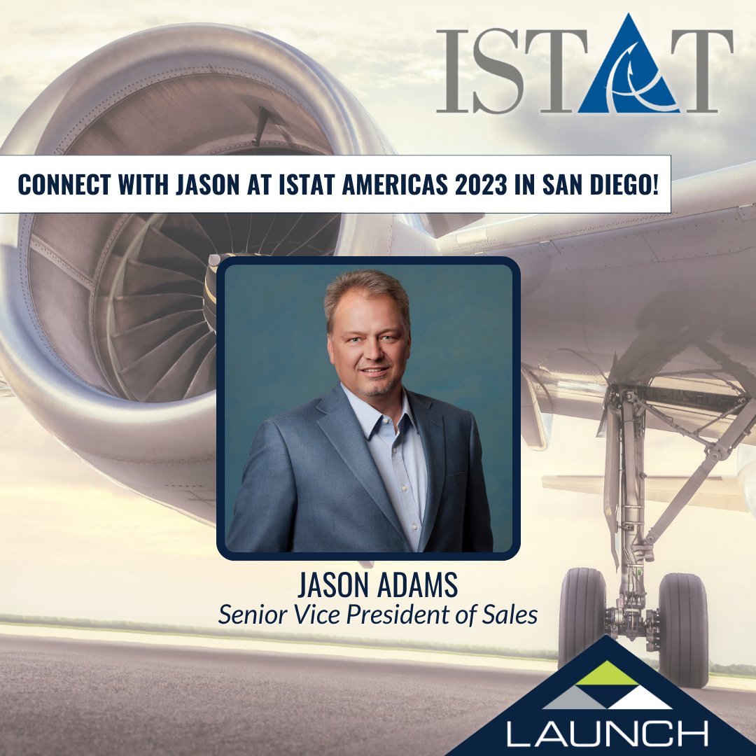Heading to ISTAT America's in San Diego? Be sure to connect with Jason Adams from LAUNCH at this quality networking and education event in commercial aviation!

Learn more about the event at connect.istat.org/Americas

#GoWithLAUNCH #weleadwepartnerwecare #istat #istatamericas