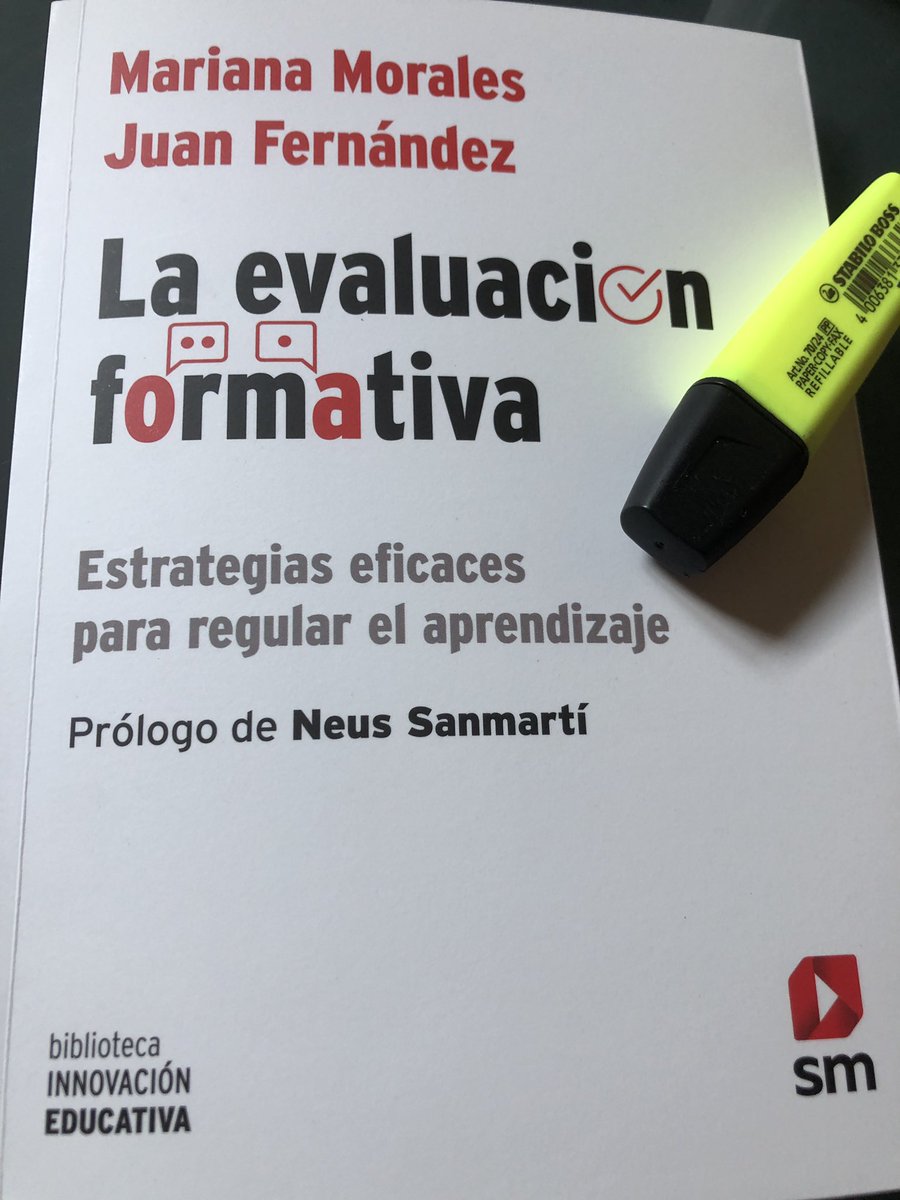 Nueva adquisición sobre evaluación, un tema que me preocupa y al que presto especial atención dentro del proceso de diseño de situaciones de aprendizaje. Seguro que este libro me aporta muchísimo.