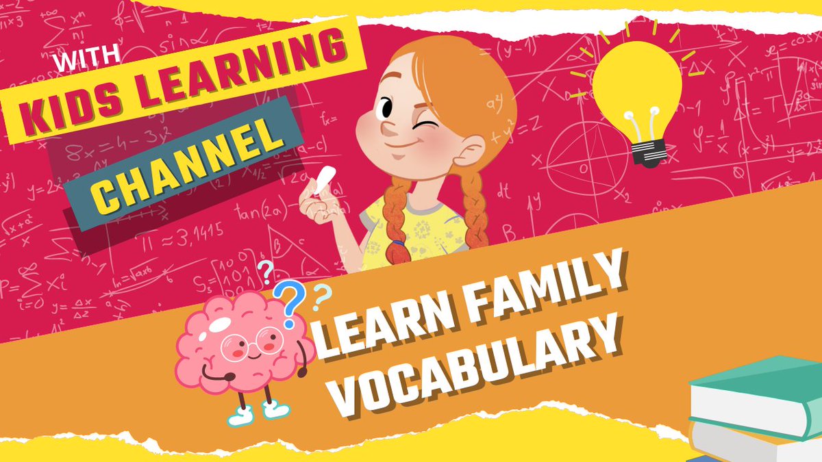 FunThingsLearn's tweet image. Family vocabulary | Family Member | Family Tree for kids youtu.be/J5QU60cO6zY via @YouTube