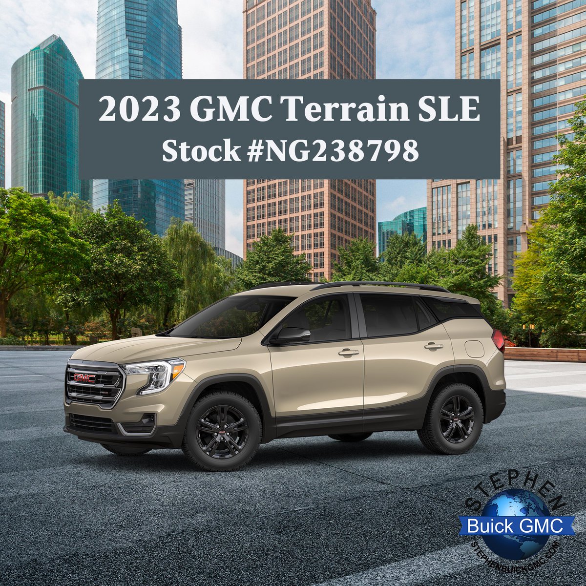 StephenGMC's tweet photo. It's time to tackle the rough roads ahead with a new 2023 GMC Terrain!
Swing by Stephen Buick GMC of Bristol today and browse our entire inventory or new and used GMC vehicles, or take a took from home on our... https://t.co/Z7o5XYKpgB