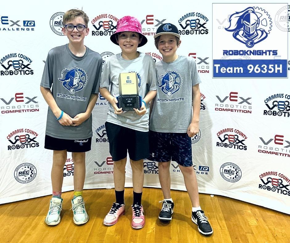 charchristiannc's tweet photo. All of our LS #RoboKnights advanced to the VEX NC IQ State Championships & finished ranked in the top 30 VEX teams in NC. Team 9635H finished as the Teamwork Champion runner-up, earned the Build Award & an invite to compete at the #VEXRobotics World Championship in TX in May! https://t.co/1A7aSjN4hU