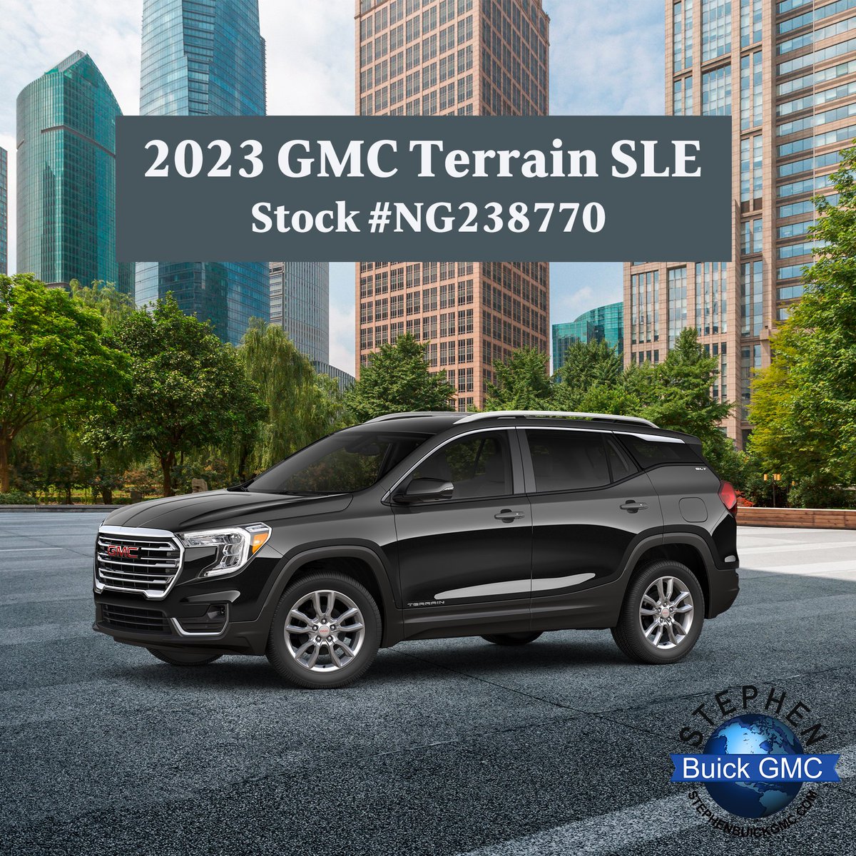 StephenGMC's tweet photo. It's time to tackle the rough roads ahead with a new 2023 GMC Terrain!
Swing by Stephen Buick GMC of Bristol today and browse our entire inventory or new and used GMC vehicles, or take a took from home on our... https://t.co/Z7o5XYKpgB