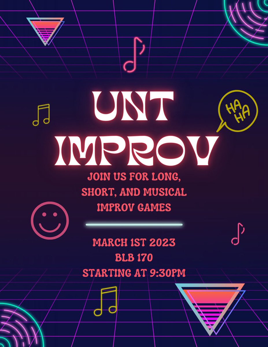 untimprov's tweet photo. see y’all tonight! https://t.co/x905VudJVY