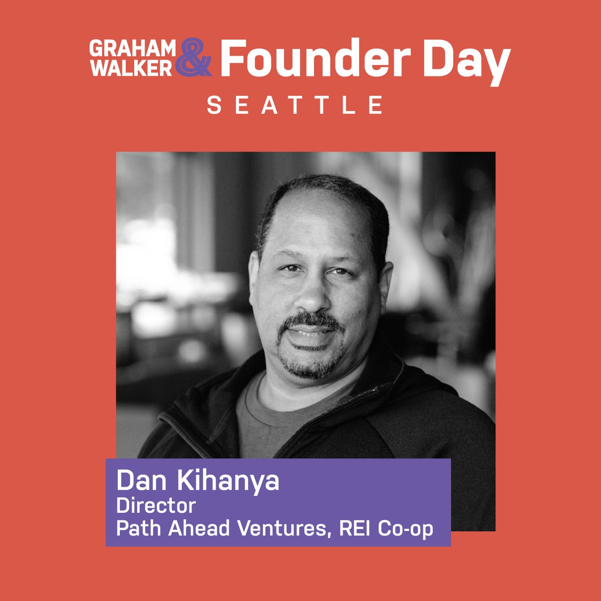 grahamandwalker's tweet photo. If learning from @dkihanya's years of experience is on your "must-do" list as a founder, than you'll want to join us on 3/15. Celebrate entrepreneurship at G&amp;W's Founder Day in Seattle. 🔗👉 https://t.co/OJoPuuBbKi #SeattleVC #SeattleFounders #SeattleStartups #StartupSeattle https://t.co/5sLjqGQNNQ
