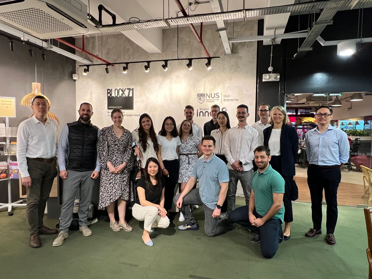 Day 3 of the #AITSingapore program: journey of the Swiss sciencepreneurs exploring <a href="/NUS_Enterprise/">NUS Enterprise</a>, @BLOCK71sg, the NUS Graduate Research Innovation Programme, meeting the Ambassador, giving pitches, and networking with international investors and founders.🇨🇭🇸🇬