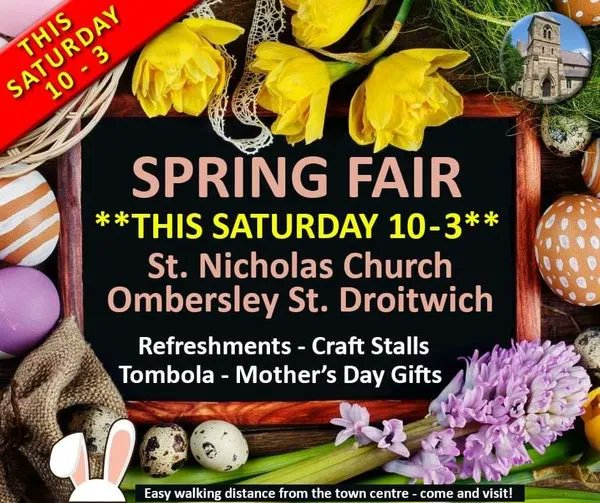 Spring is springing! This event on Saturday 4th