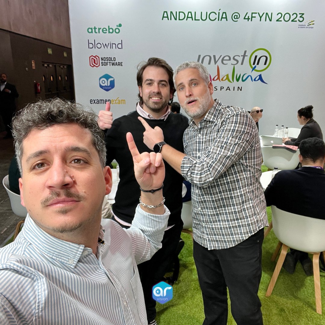 Arvision_es's tweet photo. ¡Estamos en el #MWC por un BETTER FUTURE! 🔥💪

Gracias a @extendajunta y @aemprende en el pabellón de @4YFN_MWC 💥

¡SEGUIMOS!

#4YFN23 #MWC23 #4yearsfromnow #startup #betterfuture #evento #spain #españa #arvision #tecnologia #realidadaumentada https://t.co/fLhGoaHmbO
