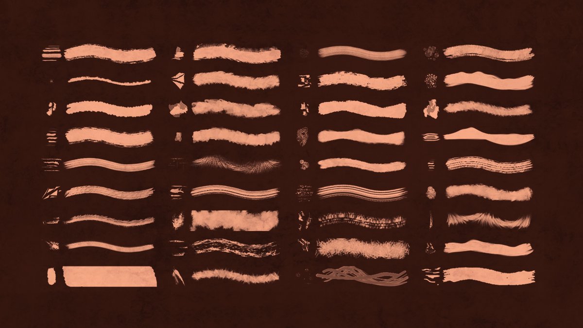 offline_graph's tweet image. 36 PAINTING BRUSHES 
Great for: drawing, sketching and to create concept arts
-
With code &quot;PHOTOSHOP&quot; u have 50% off. Enjoy :)
Purchase here: offlinestudio.gumroad.com/l/paintingbrus…