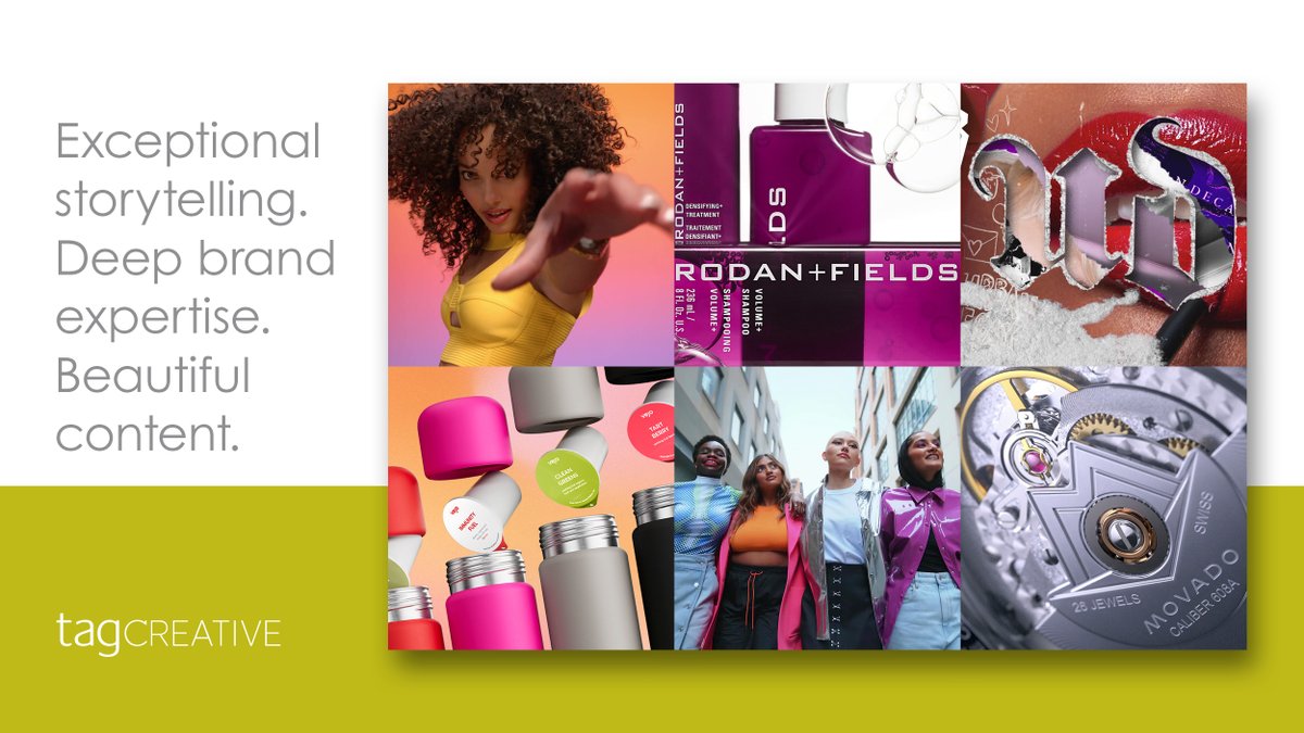 tagcreativeny's tweet photo. Let us bring our creative expertise to your brand. Let’s connect. 

We are a full service #creativeagency and a true partner, from beginning to end; providing brand strategy, creative solutions, production, media and social strategy, distribution and analytics.
#tagcreativeny https://t.co/5w1F4XgxJS