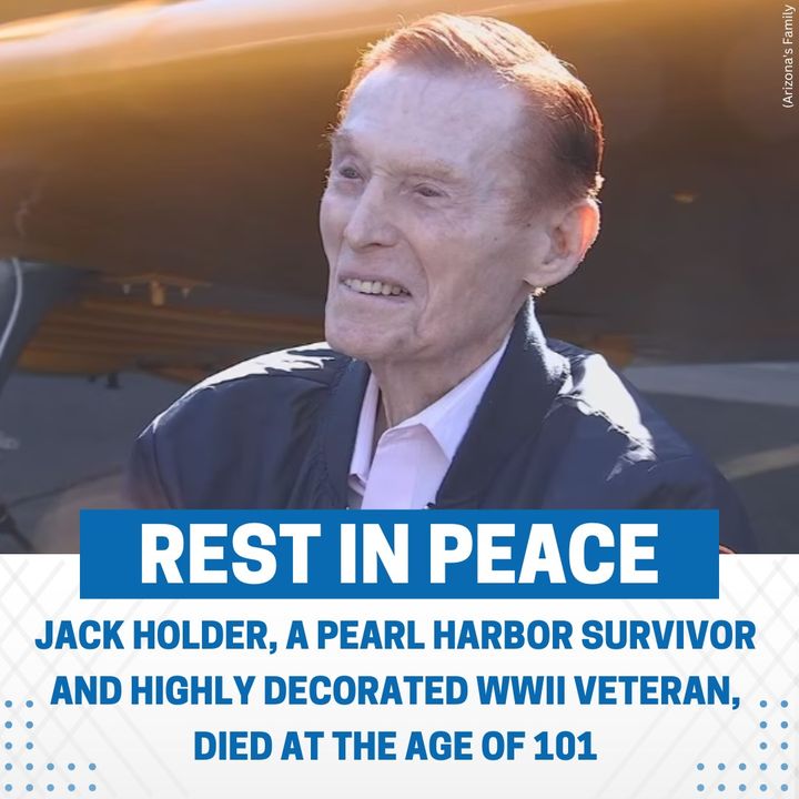 Jack Holder, a Pearl Harbor survivor who went on to a decorated