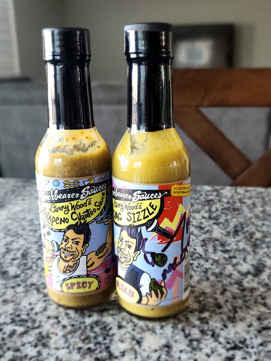 Finally ordered @dannywood @TorchbearSauces. Can't wait to try them, and now I need to order more because I don't want to open the signed quac sizzle🤣 #blockheadproblems #dannywood #nkotb #givemewoodsauce  #thatsoundsdirty #torchbearersauces