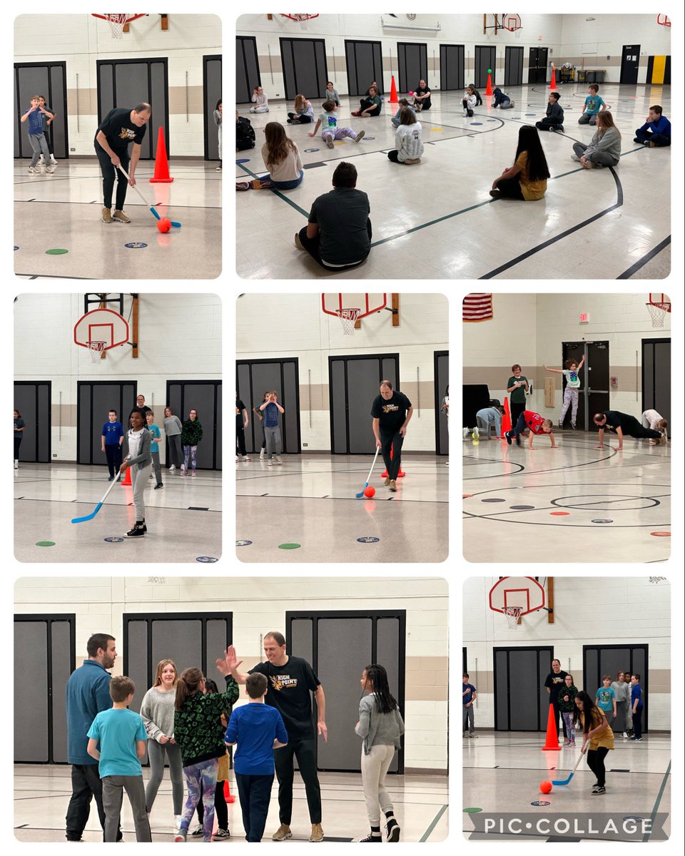 hpointschool's tweet photo. Day in the life of a High Point PE student. Thanks to Mr. Bryk @john_bryk for being a 5th grade PE student. @OSD135 #hptpride https://t.co/Hd3sUburDG