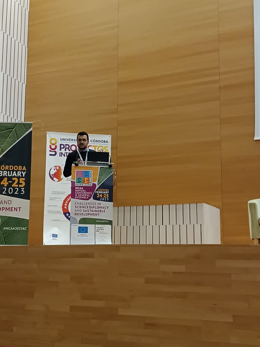 CodeLegoProject's tweet image. #MSCA-IF fellow Dr Gurkan Yildirim have presented the ongoing works of CodeDEMO Project with a 3-minute lightning talk on the Fully Construction and Demolition Waste (CDW)-based Structural Mortars and Concretes at the #MCAA 2023 Annual Conference and General Assembly in Cordoba.