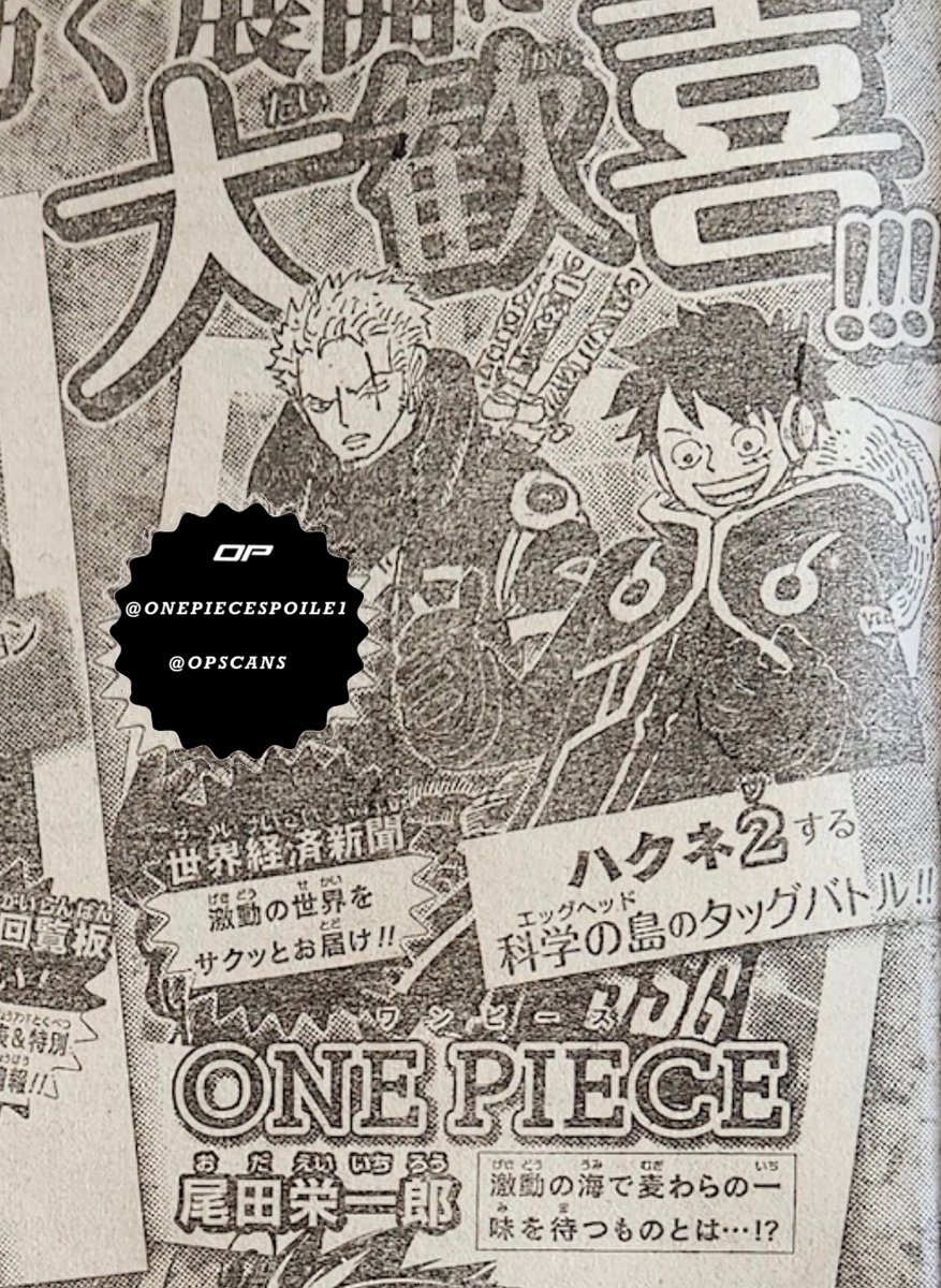 One Piece 1077 Spoilers Mangahelpers ONE PIECE SPOILERS on X: "#ONEPIECE #ONEPIECE1077 same preview every week: A burning white hot egg head island tag team battle ONE PIECE Oda Eiichiro - what awaits the strawhats in these