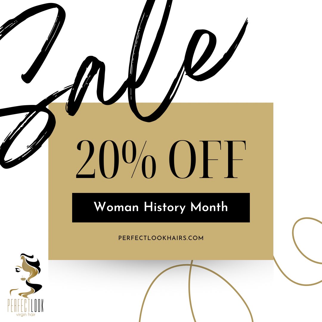 _PerfectLook's tweet image. 20% off everything for the entire month of March to honor Women’s History Month 

#hairstylist #hairgoals #blackhairstylist #browardhairstylist #broward #miamihairstylist #atlantahairstylist #bundles #wigs #lacefrontal #nails #lashes #browardlashes #browardnails #selfcare