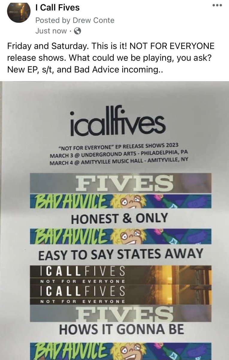 Friday <a href="/UndrgroundArts/">Underground Arts</a> Saturday Amityville <a href="/emonightkaraoke/">Emo Night Karaoke</a>